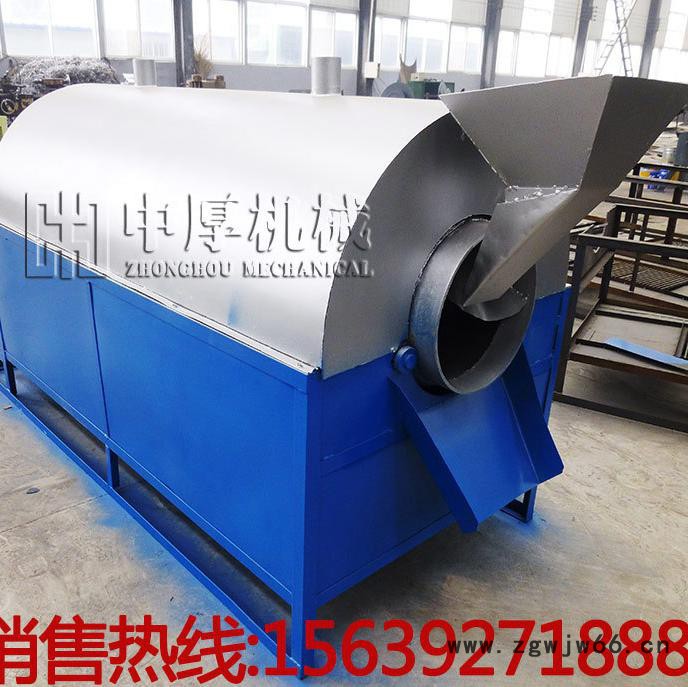 大型滚筒芝麻炒货机 600斤瓜子板栗花生炒货机 不锈钢炒籽机图2