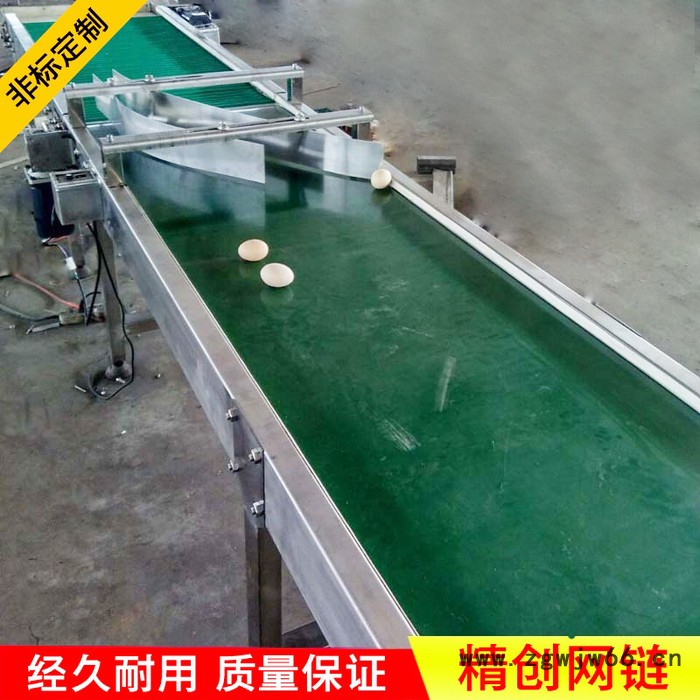 精创鸭蛋鹅蛋分拣流水线皮带式输送机非标定制鸡蛋滚筒分拣机图2