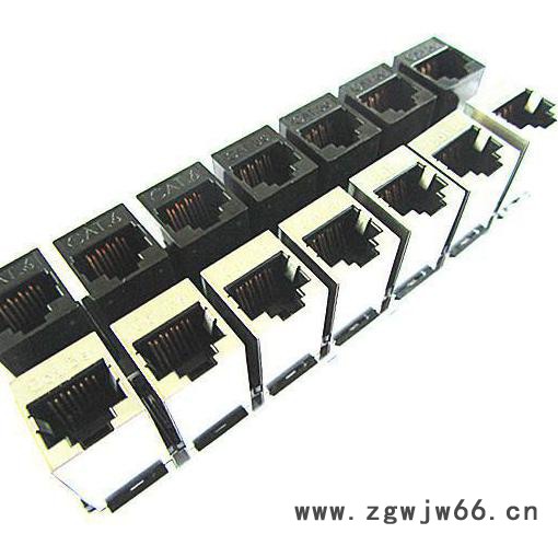 供应兴伸展电子8P8C测试通过/CAT6屏蔽有卡位直通头图3