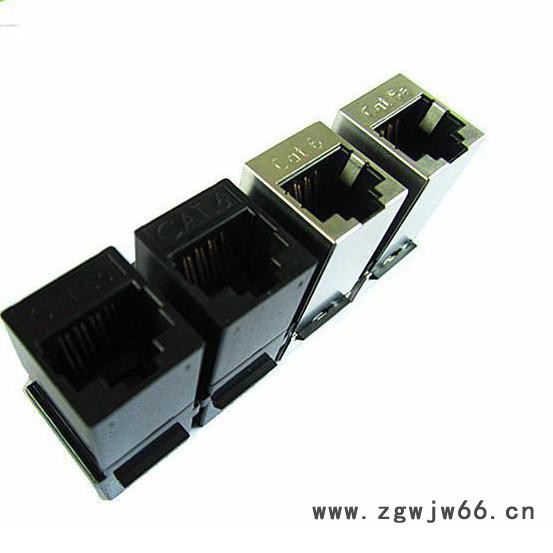 供应兴伸展电子8P8C测试通过/CAT6屏蔽有卡位直通头图2