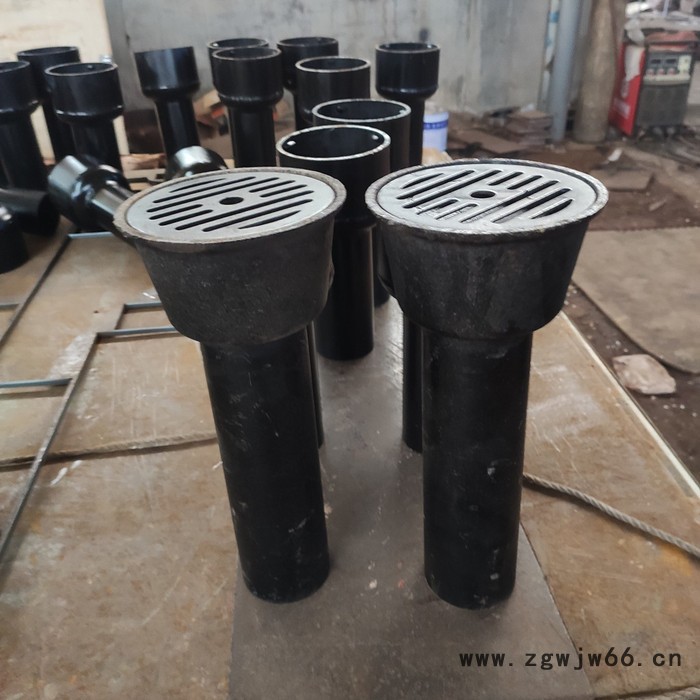 博创可定制 铸铁地漏 直通地漏 带水封直通地漏 DN100直通地漏 钢制地漏 当天发货图3