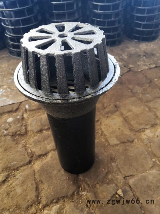 博创可定制 铸铁地漏 直通地漏 带水封直通地漏 DN100直通地漏 钢制地漏 当天发货图2