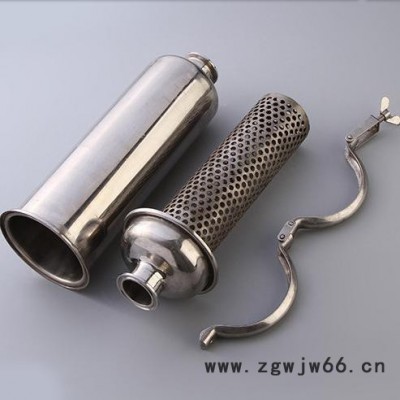 广涛GL001 厂家供应卫生级直通过滤器 制药机械过滤器 管道过滤器 直通过滤器