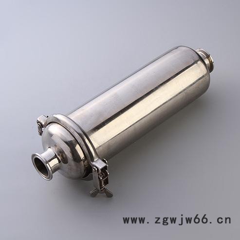 广涛GL001 厂家供应卫生级直通过滤器 制药机械过滤器 管道过滤器 直通过滤器图3