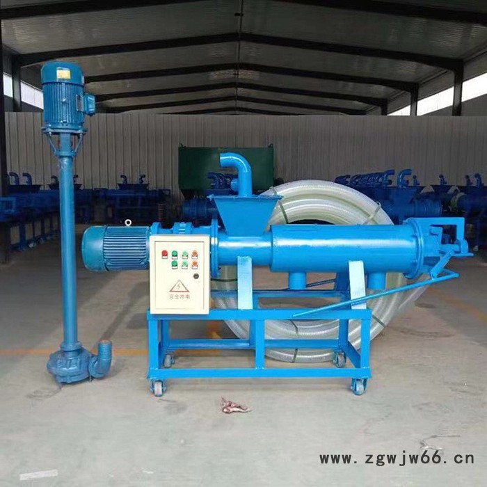 河南地区肉鸡肉鸭猪粪脱水机 滚筒微滤干湿分离机 动物禽畜粪便干湿处理机价格图8