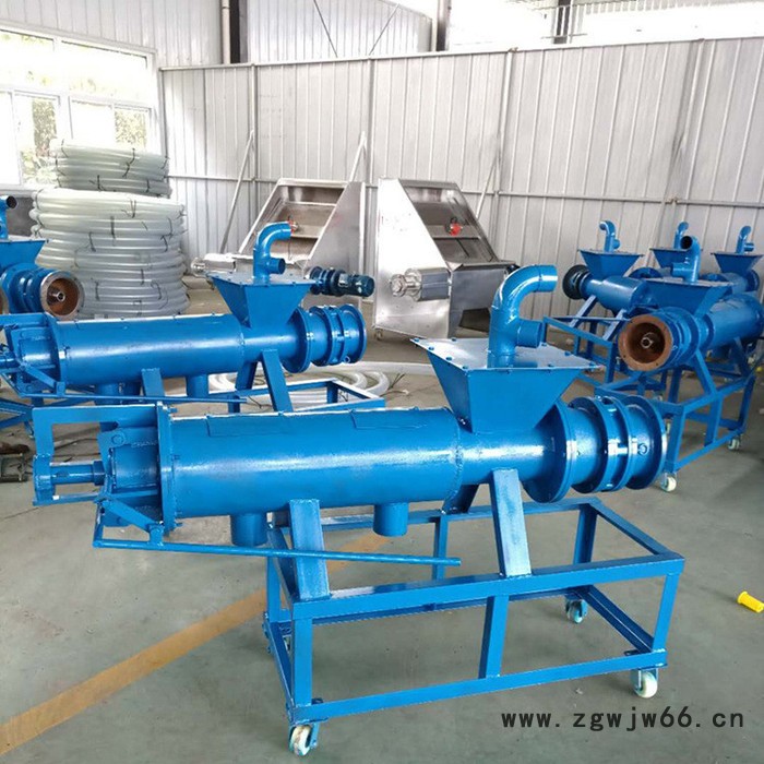 河南地区肉鸡肉鸭猪粪脱水机 滚筒微滤干湿分离机 动物禽畜粪便干湿处理机价格图5