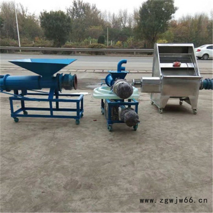 河南地区肉鸡肉鸭猪粪脱水机 滚筒微滤干湿分离机 动物禽畜粪便干湿处理机价格图7