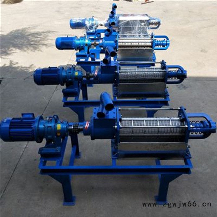 河南地区肉鸡肉鸭猪粪脱水机 滚筒微滤干湿分离机 动物禽畜粪便干湿处理机价格图2