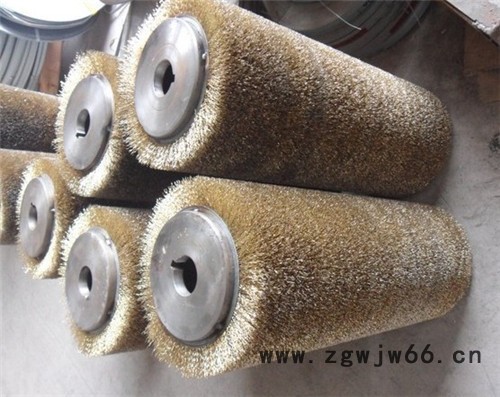 多种刷不锈钢丝刷辊 镀铜钢丝滚刷 拉丝除锈钢丝滚筒刷图8