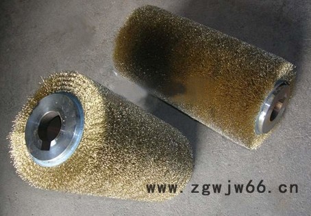 多种刷不锈钢丝刷辊 镀铜钢丝滚刷 拉丝除锈钢丝滚筒刷图7