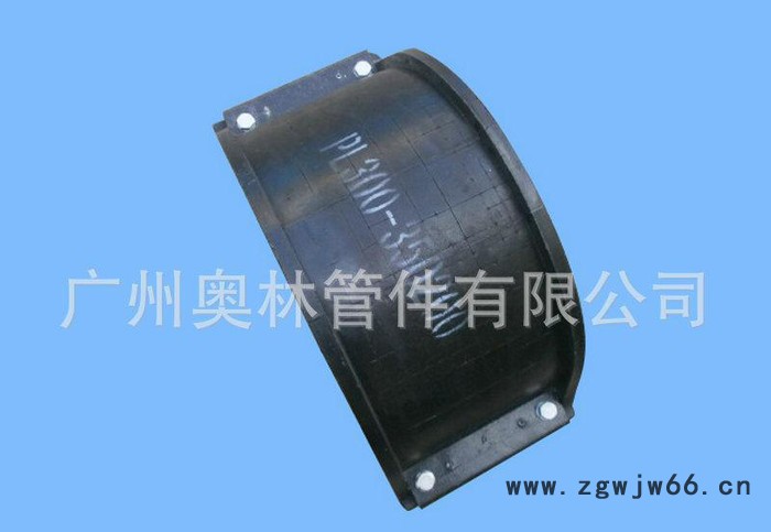 奥林 聚乙烯塑钢缠绕管卡箍 中空壁缠绕管配件管夹 耐腐蚀接头配件图2