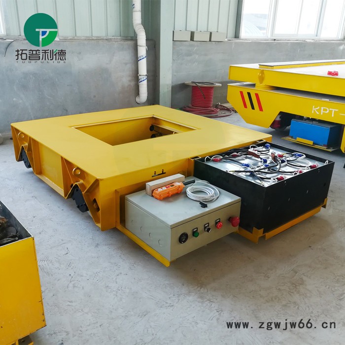 新利德KPX涂装设备转运电动平板车滚筒卷缆轨道平板运输车图4