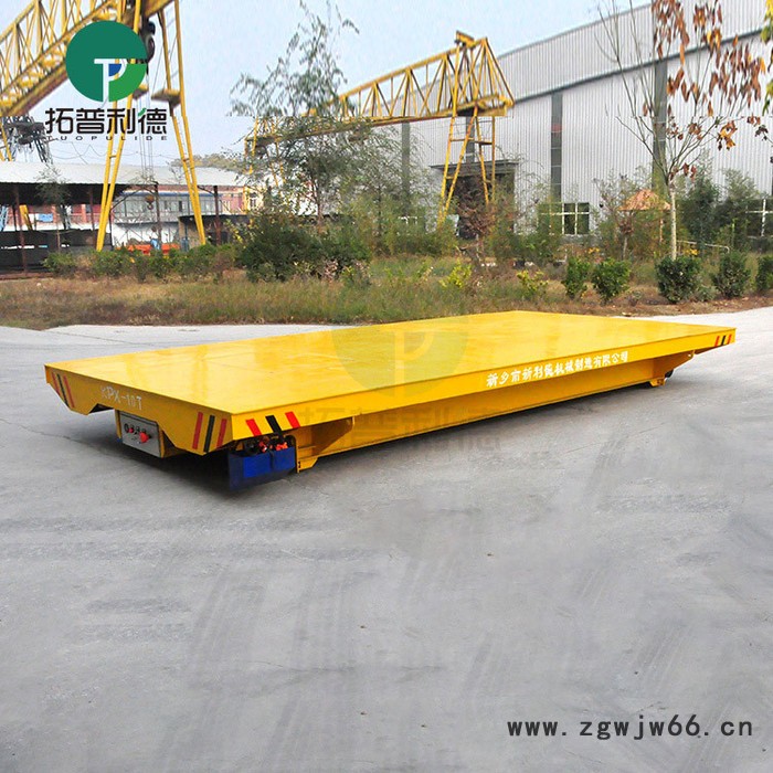 新利德KPX涂装设备转运电动平板车滚筒卷缆轨道平板运输车图5