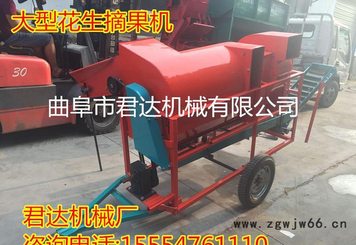 大型滚筒式花生摘果机 高效率花生摘果机 全自动花生摘果机图2