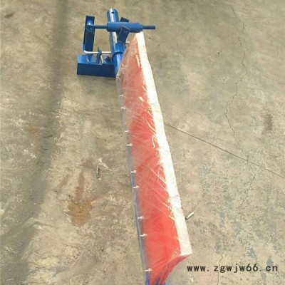 天德立H型头道聚氨酯清扫器 胶带刮泥板 滚筒附着物清理机