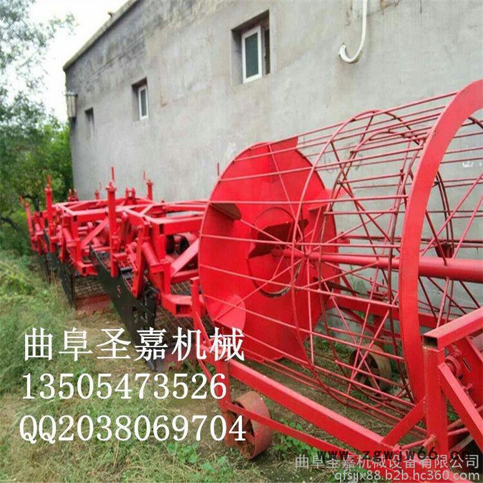 贵州防风药材挖掘机型号 半夏收获机价格 滚筒式药材起药机厂家图3