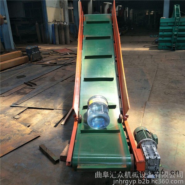 液压升降沙子输送机 大型滚筒式皮带机 仓库用耐用型输送机图6