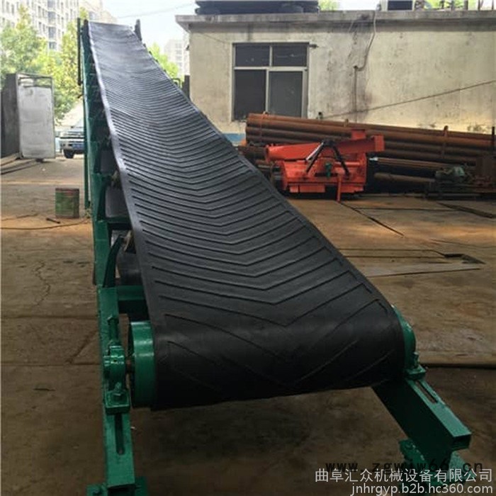 液压升降沙子输送机 大型滚筒式皮带机 仓库用耐用型输送机图5