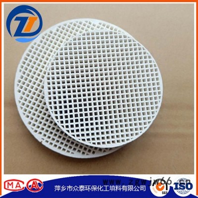 众泰  直通式方孔过滤片  堇青石过滤片