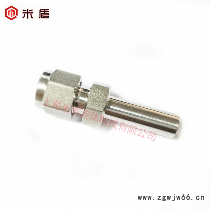 米盾316L不锈钢焊接管直通接头 卡套焊接直通接头 焊接接头图2