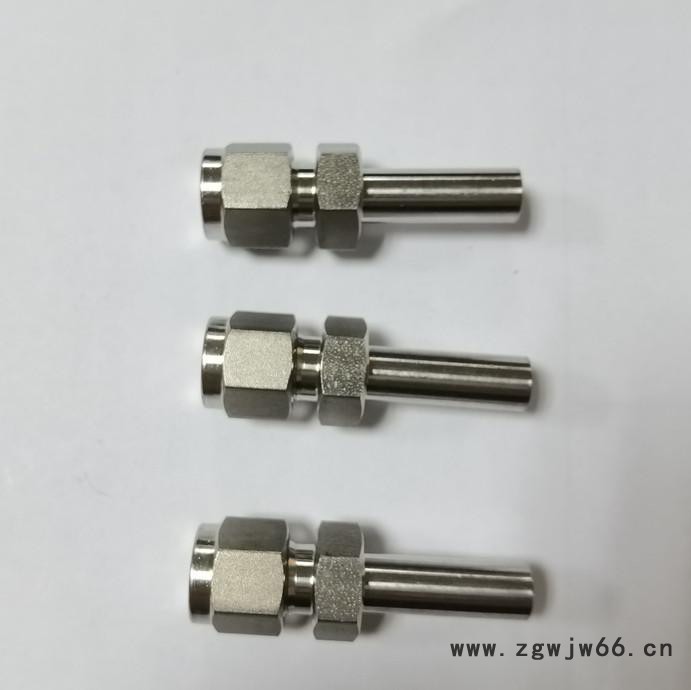 米盾316L不锈钢焊接管直通接头 卡套焊接直通接头 焊接接头图4