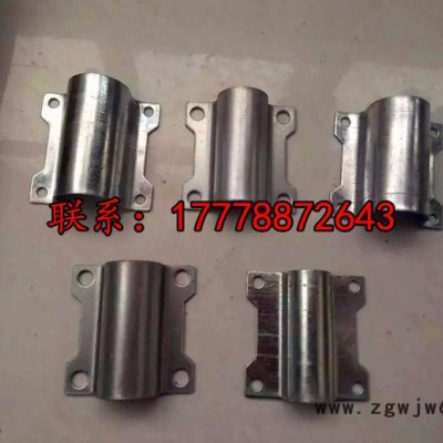 供应丰农温室大棚配件热镀锌 十字卡  双管卡  双管夹