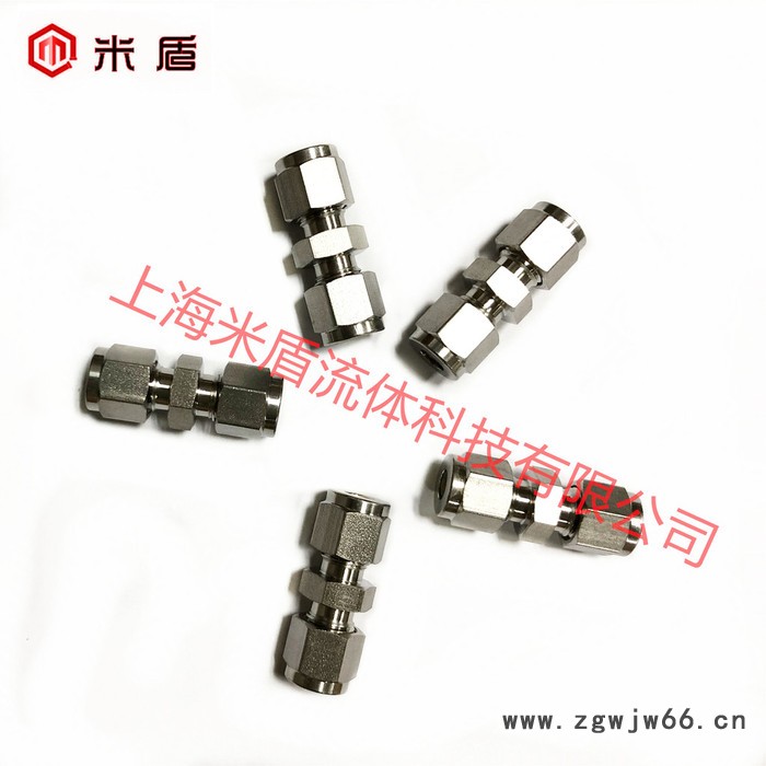 米盾316L不锈钢高压卡套直通管接头 卡套直通中间接头 16mm卡套接头图7