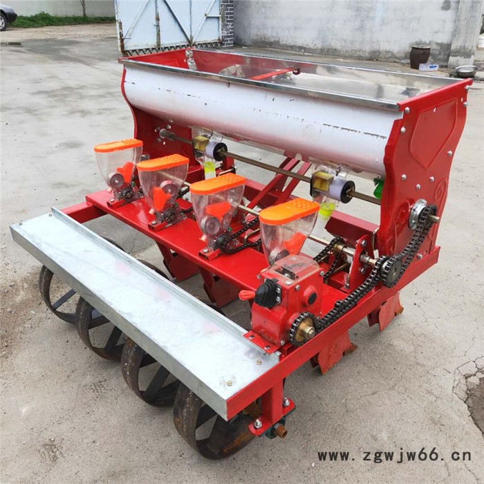 车载玉米播种机 手推可调节滚筒式玉米大豆播种机 滚轮播多功能种子播种机图2
