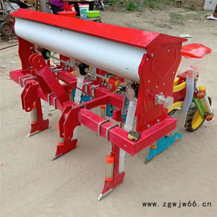 车载玉米播种机 手推可调节滚筒式玉米大豆播种机 滚轮播多功能种子播种机图5
