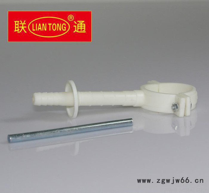 **ppr白色家装管件可调式管夹 联通塑管图2