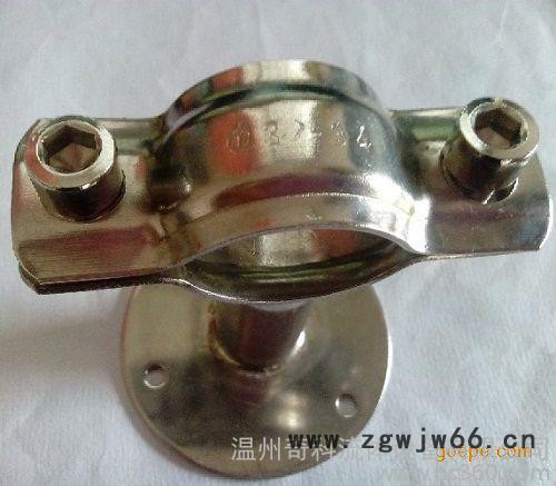 201材质管支架夹卫生级管夹管卡管子固定不锈钢管托管码现货图2