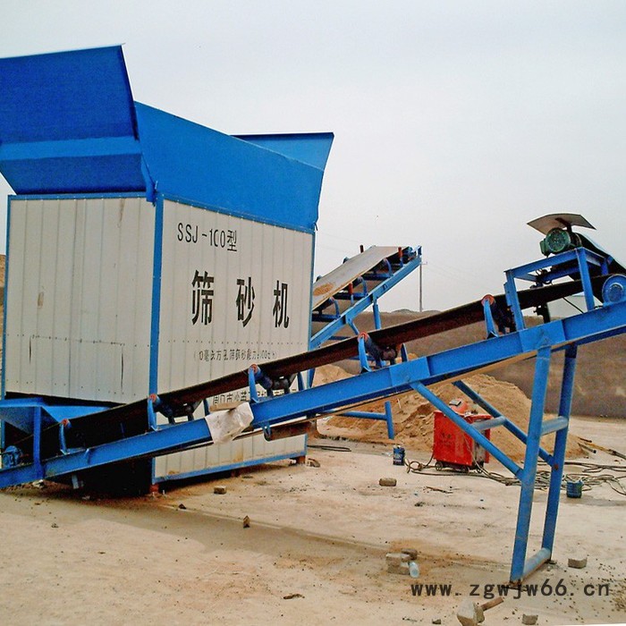 高效能**滚筒筛沙机 泛适用多场合过筛设备 改良型震动筛沙机 可特别定制 欢迎来电咨询图3