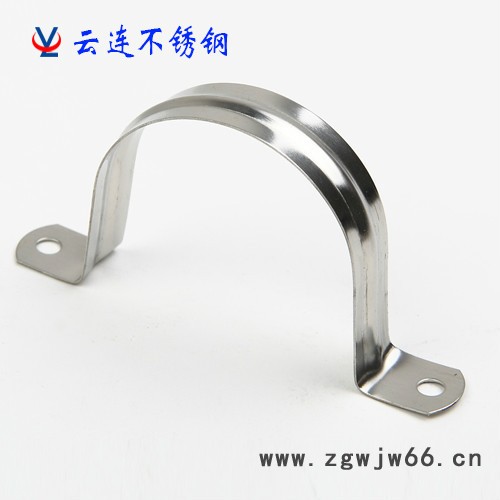 云连** 304不锈钢管卡 不锈钢骑马卡 不锈钢管夹全系列图3