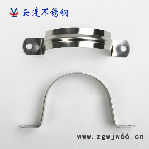 云连** 304不锈钢管卡 不锈钢骑马卡 不锈钢管夹全系列图4