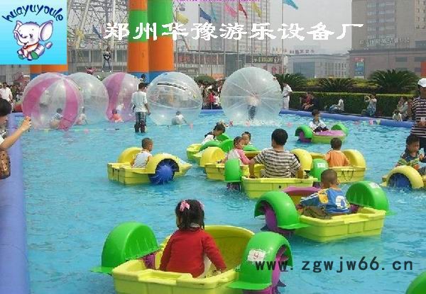 华豫充气泳池|手摇船水池|充气水滑水上滚筒水池|电动碰碰船水池|水滑梯组合水池|儿童水上游乐设备|充气池生产厂家