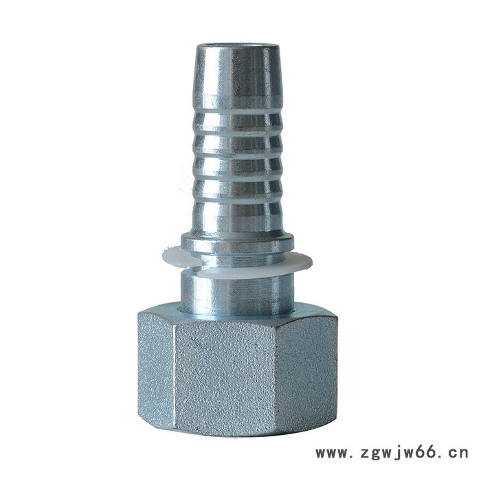 沃维20411 高压油管接头 24度锥软管接头 镀锌直通油管接头图5