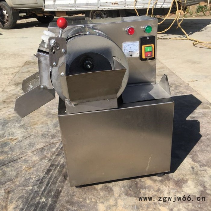 曲阜厂家生产660型全自动切菜机   自动萝卜滚筒式切片机  高效率不锈钢切菜机生产厂家图8