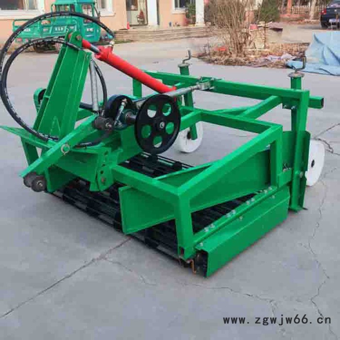 大蒜收获机 前置振动式大蒜收获机 单缸四轮配套大蒜收获机 大蒜起蒜机 滚筒式大蒜收获机图2