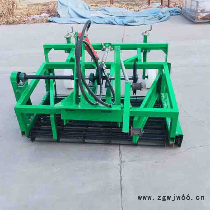 大蒜收获机 前置振动式大蒜收获机 单缸四轮配套大蒜收获机 大蒜起蒜机 滚筒式大蒜收获机图4