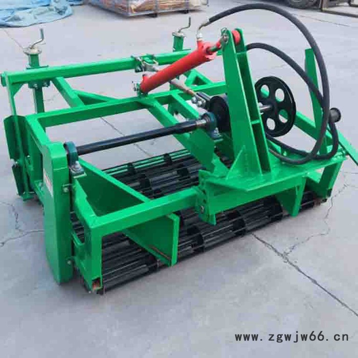 大蒜收获机 前置振动式大蒜收获机 单缸四轮配套大蒜收获机 大蒜起蒜机 滚筒式大蒜收获机图3