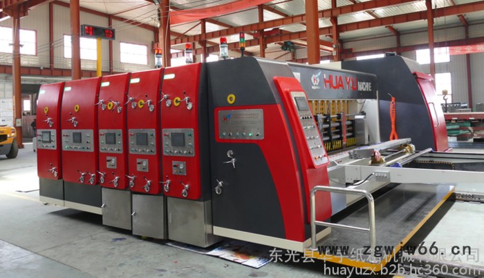 华誉 全自动水墨纸箱印刷机 小滚筒印刷机 高速纸箱生产线 中国纸箱包装机械产生基地 厂家供应支持定制图5