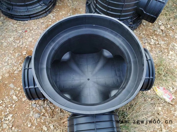 PE检查井现货供应 高强度塑料检查井 流槽井 直通井** PE塑料检查井图5