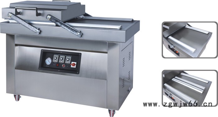 【恒 为】双室真空包装机 五谷杂粮真空包装机 粽子包装机  腊肉包装机 卤菜包装机批发 动力滚筒输送线 输送线定制图2