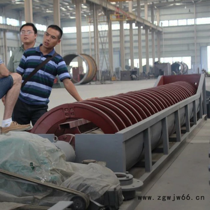 邦隆厂家直供LXS750小型螺旋洗沙机 新型高效节能滚筒洗砂机 小型轮式螺旋洗砂机 洗沙干净 处理能力大 支持定制图2