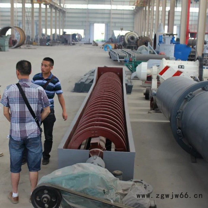 邦隆厂家直供LXS750小型螺旋洗沙机 新型高效节能滚筒洗砂机 小型轮式螺旋洗砂机 洗沙干净 处理能力大 支持定制图5