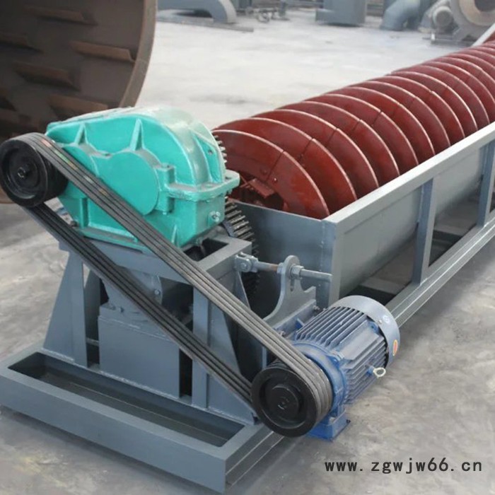 邦隆厂家直供LXS750小型螺旋洗沙机 新型高效节能滚筒洗砂机 小型轮式螺旋洗砂机 洗沙干净 处理能力大 支持定制图4