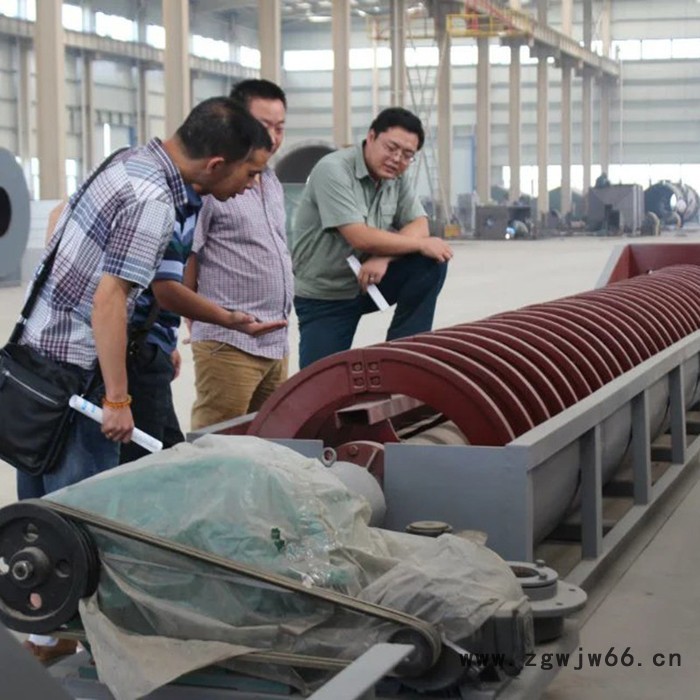 邦隆厂家直供LXS750小型螺旋洗沙机 新型高效节能滚筒洗砂机 小型轮式螺旋洗砂机 洗沙干净 处理能力大 支持定制图3