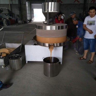 现林电动香油石磨 芝麻酱石磨 芝麻花生两用水洗机 香油磨电动石磨 电动石磨 滚筒燃气炒货机