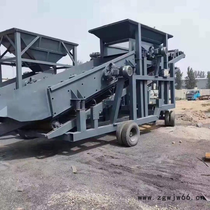 恒旺 筛石机大中小型震动式筛沙机筛石机滚筒式筛沙机  **各种筛沙机图2