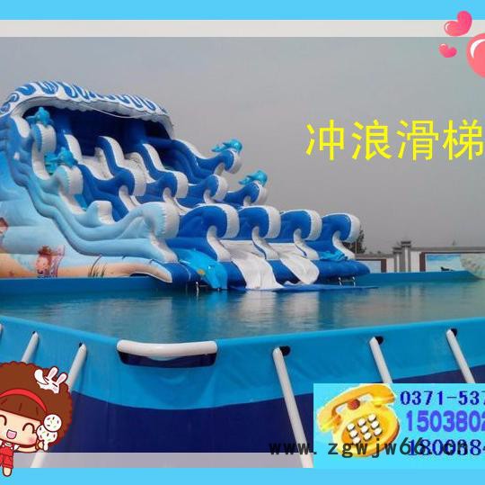 华豫水上漂浮物|百万海洋球球跳床压板滚筒|充气水上运动用品漂流艇|充气船，水上漂浮物，淘气堡玩具，水上乐园图2